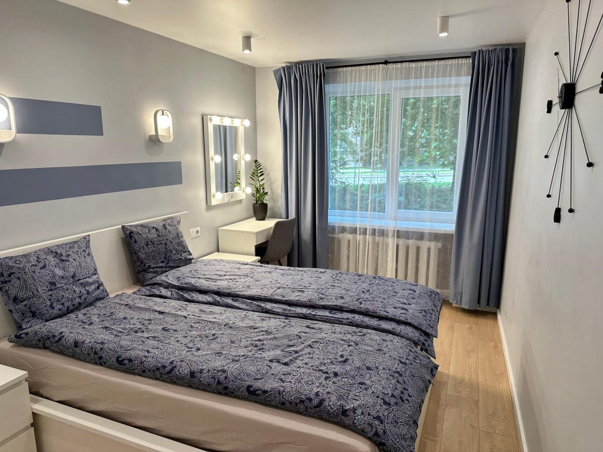 Parkside Escape: Stylish 1-Br Apartment Riga Luaran gambar